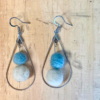Boucles d'oreille gouttes de laine – Image 8