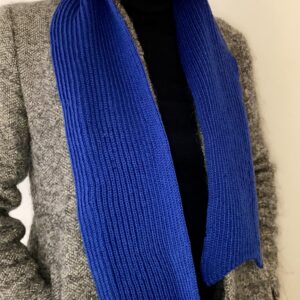 Echarpe en laine mérinos faite main